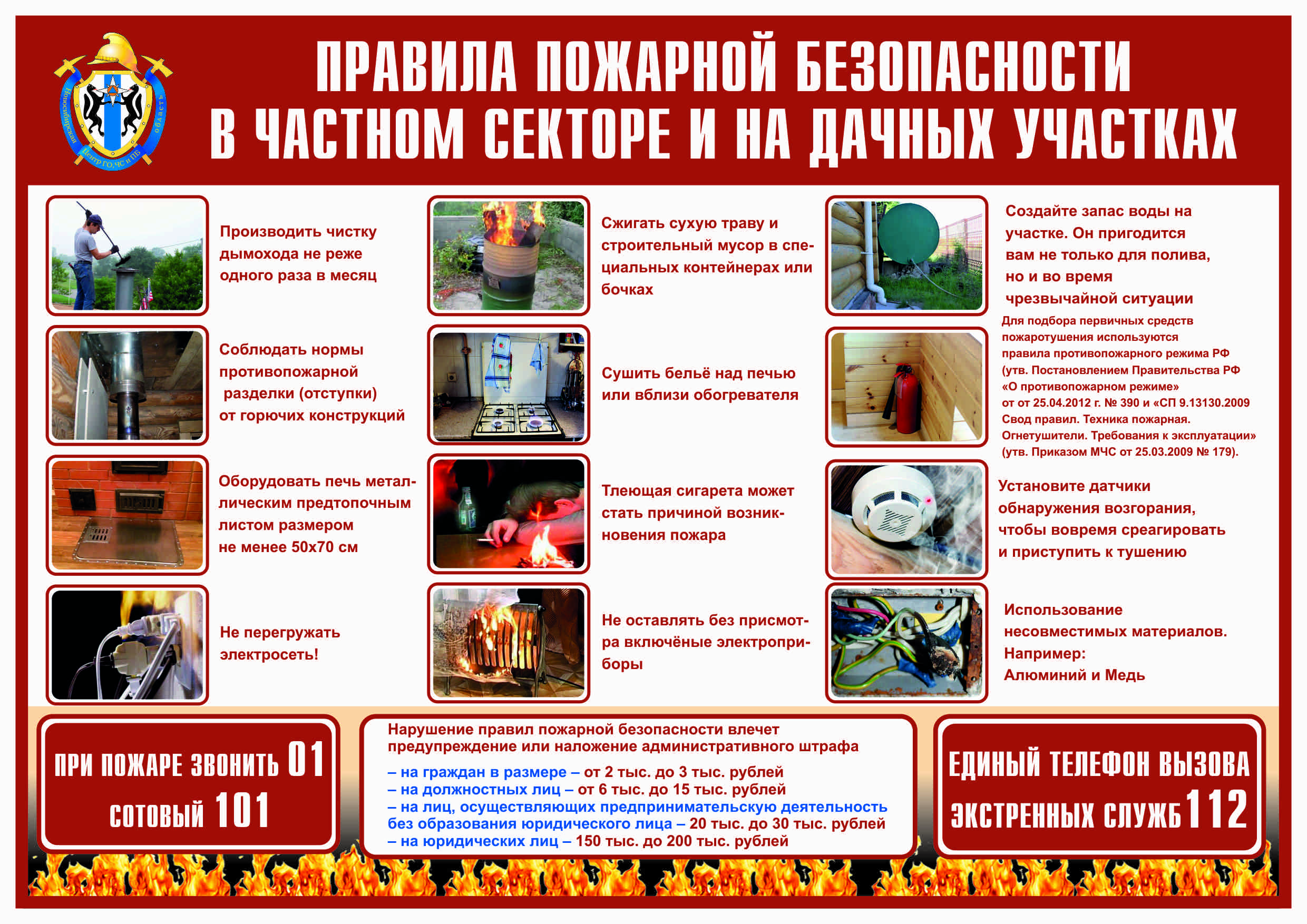 Памятка пожарной безопасности..